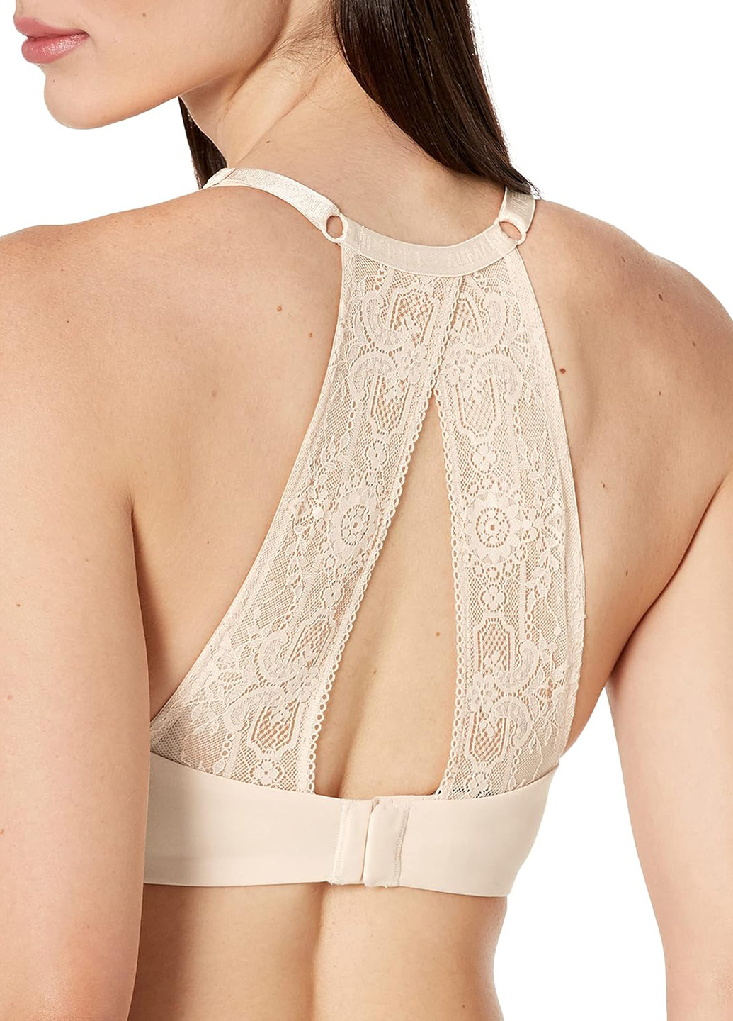 Молочный топ бюстгальтер Emporio Armani без косточек полиамид