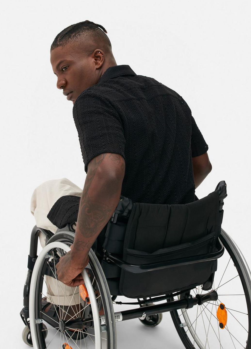 Черная кэжуал рубашка однотонная Primark