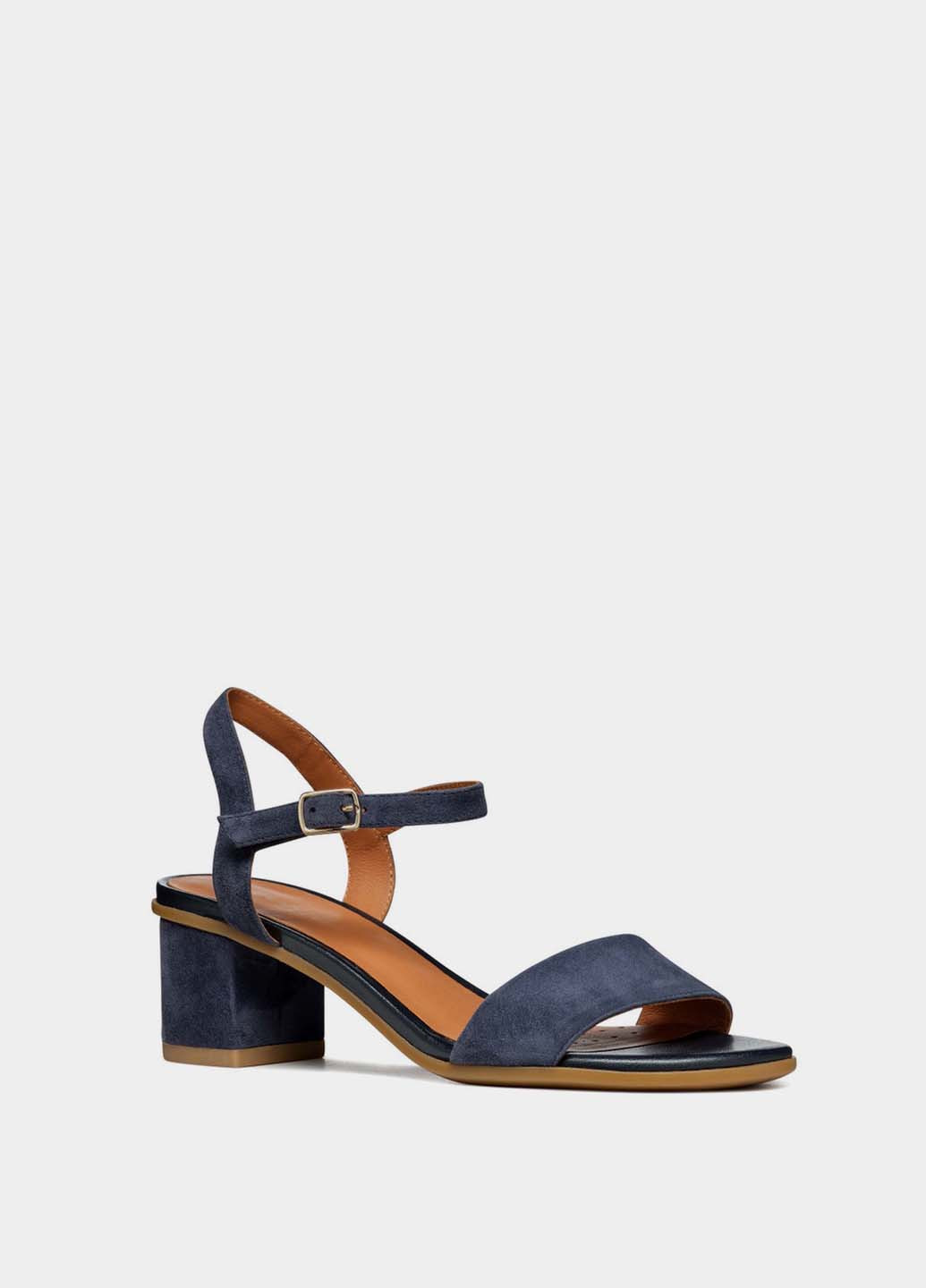 Синие босоножки Geox с ремешком