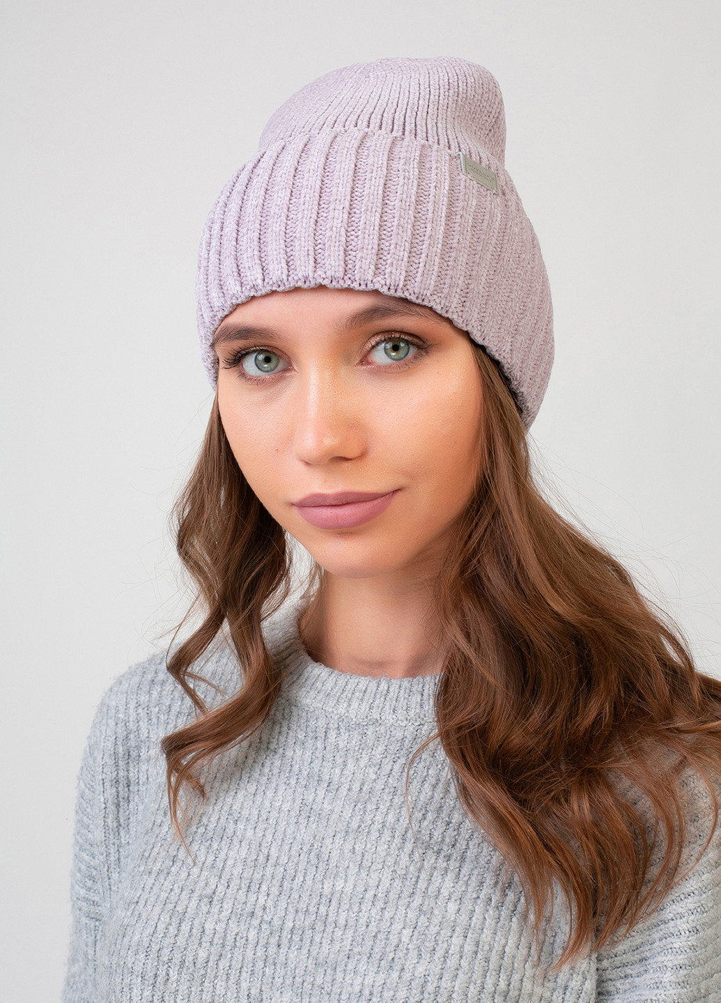 Высококачественная, мягкая, теплая зимняя женская шапка без подкладки 330004 Merlini (242216344)