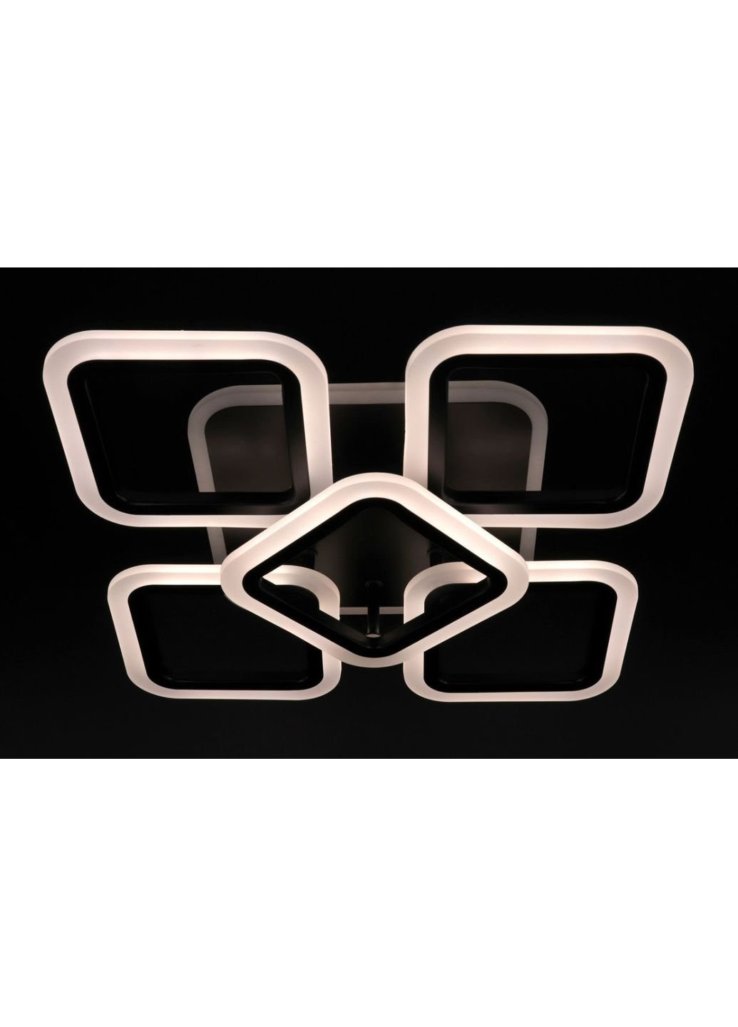 Люстра потолочная LED с пультом A2400/4+1S-RGB-bk Черный 11х41х55 см. Sunnysky (253628431)