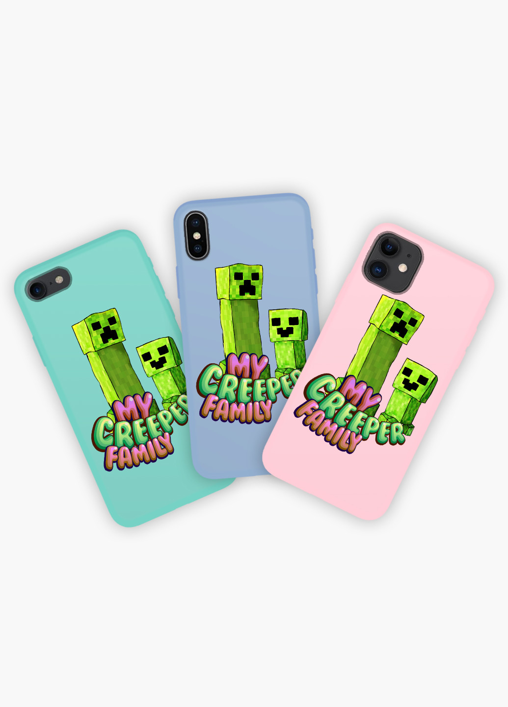 Чехол силиконовый Apple Iphone X Майнкрафт (Minecraft) (6129-1176) MobiPrint (219356692)