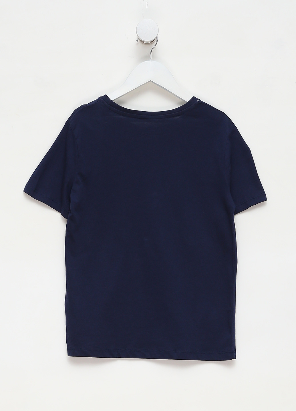 Темно-синяя летняя футболка H&M