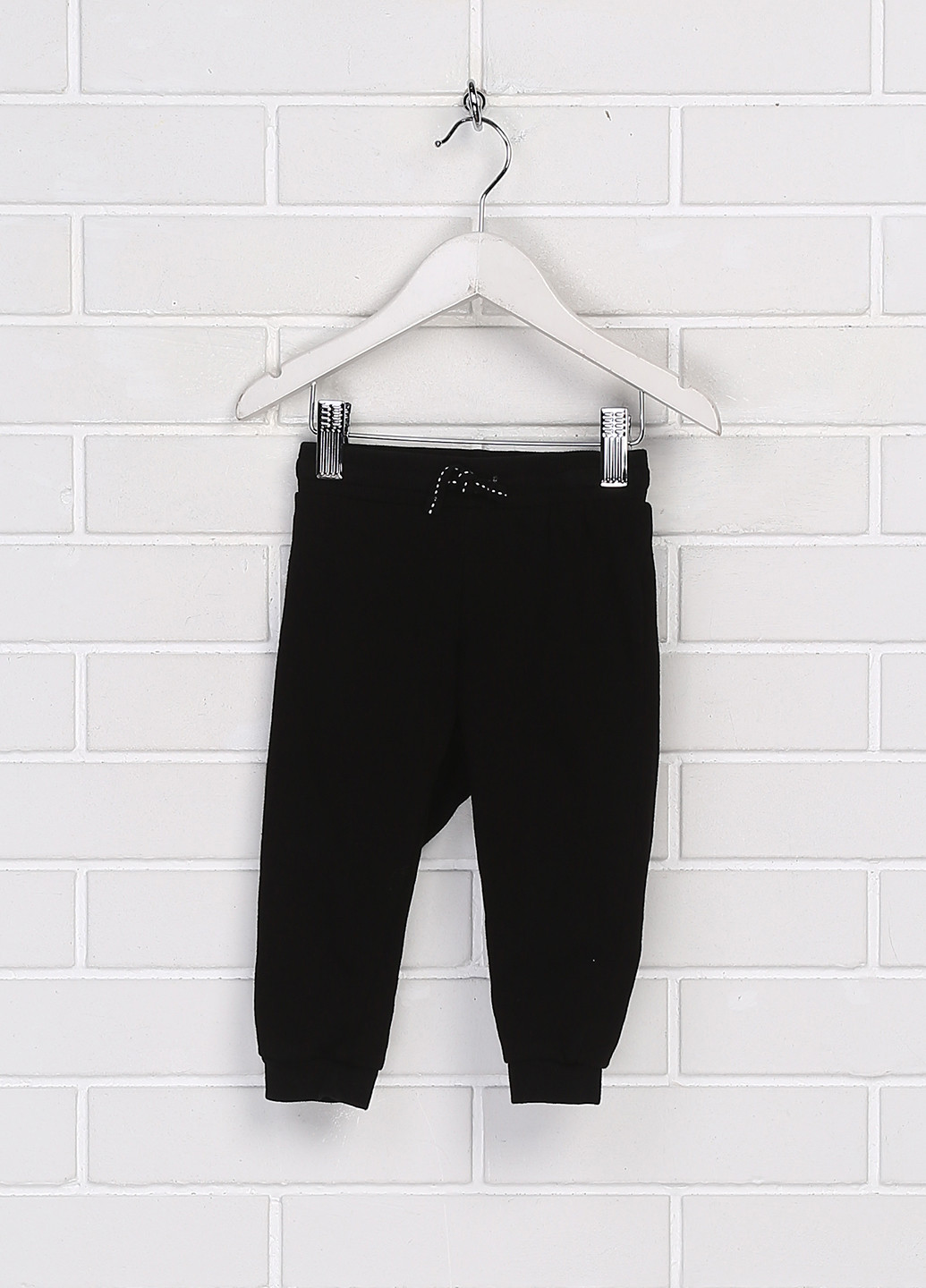 Черные кэжуал демисезонные брюки джоггеры H&M