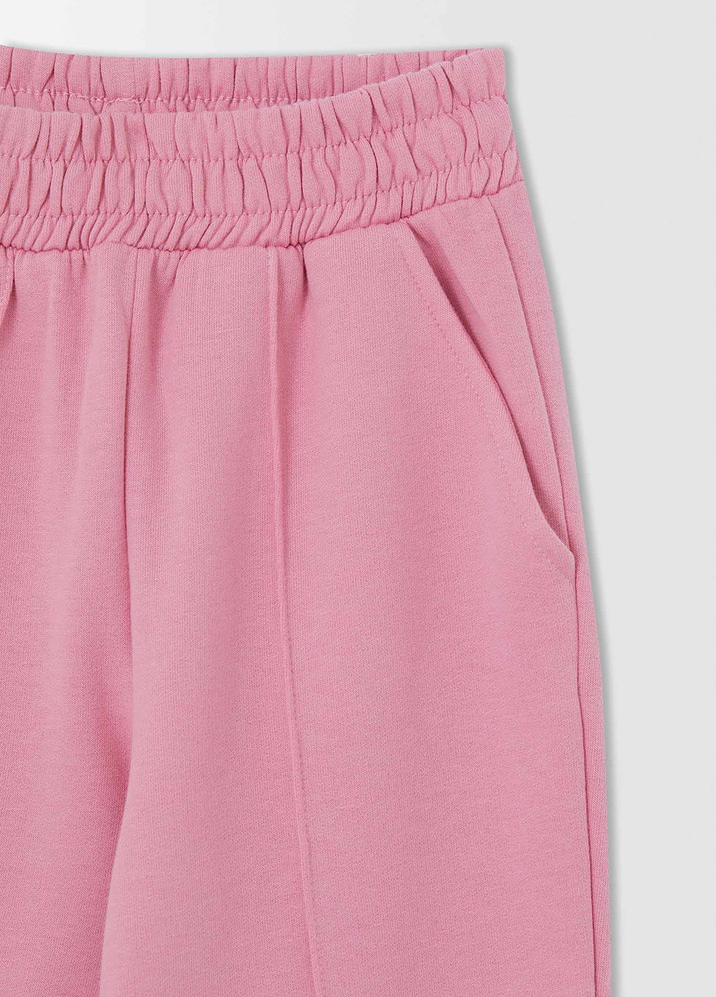Светло-розовые спортивные демисезонные джоггеры брюки DeFacto