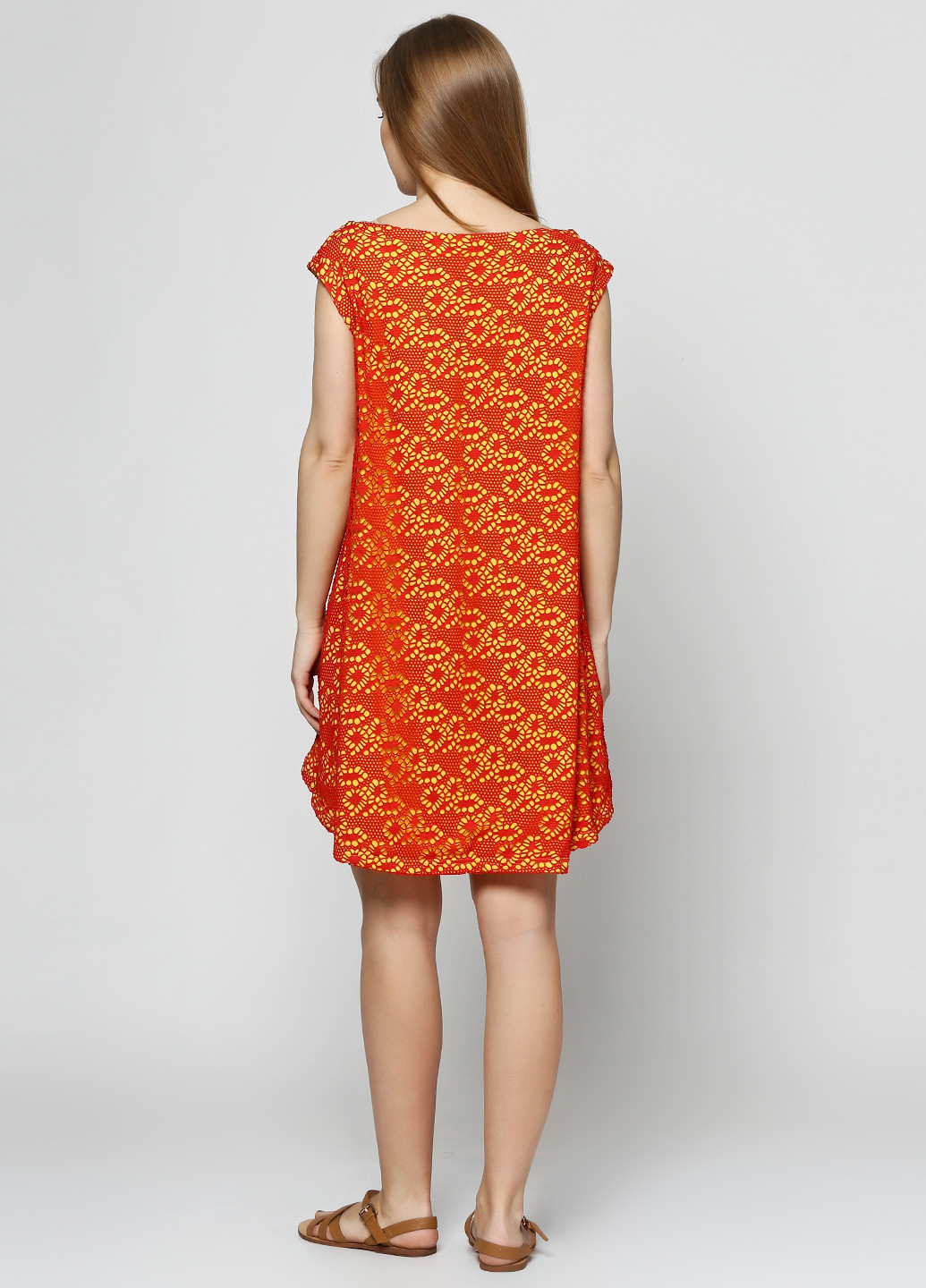 Красное кэжуал платье Ut