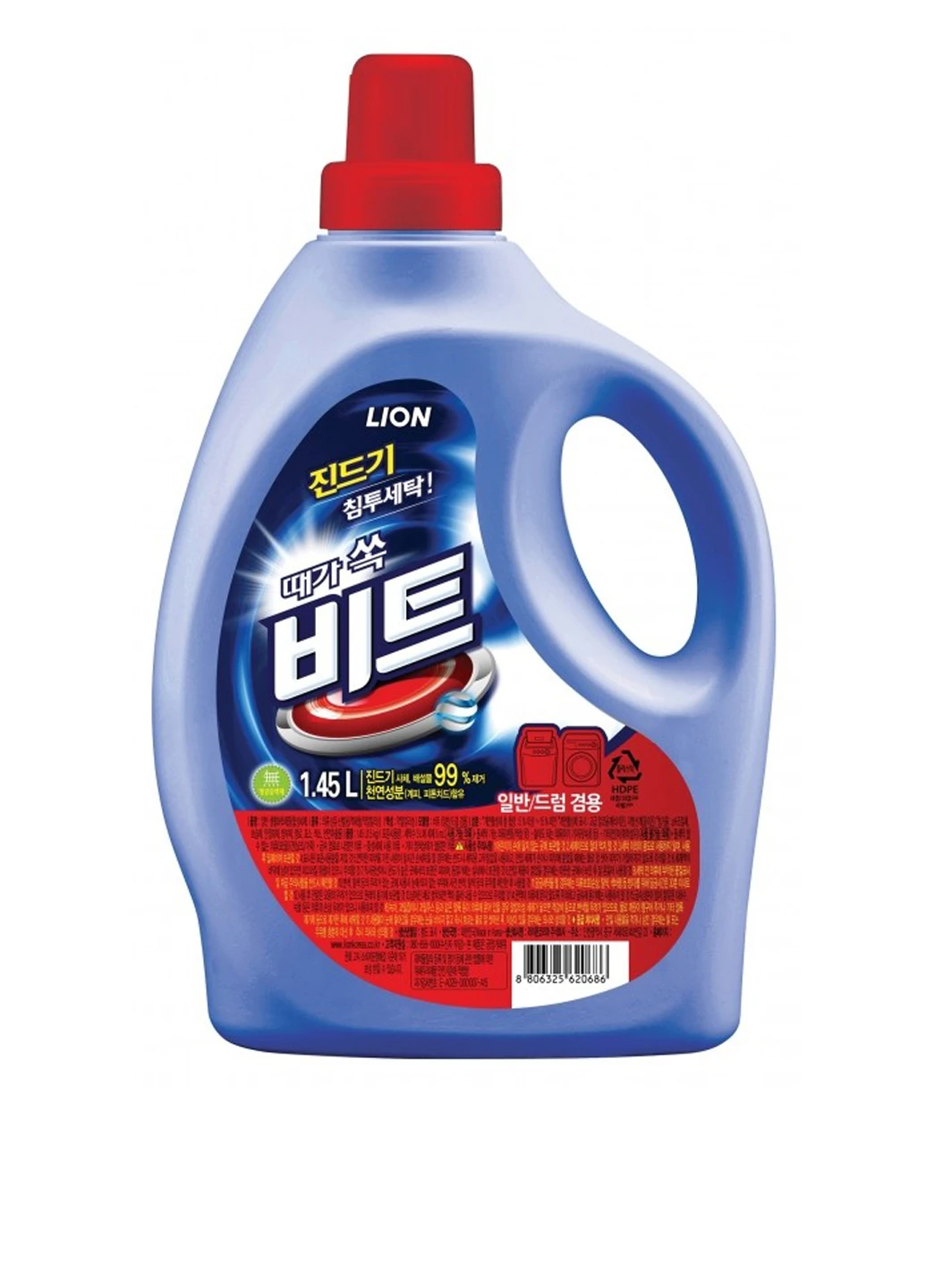 Засіб для прання рідкий, 1,45 л LION KOREA (248407783)