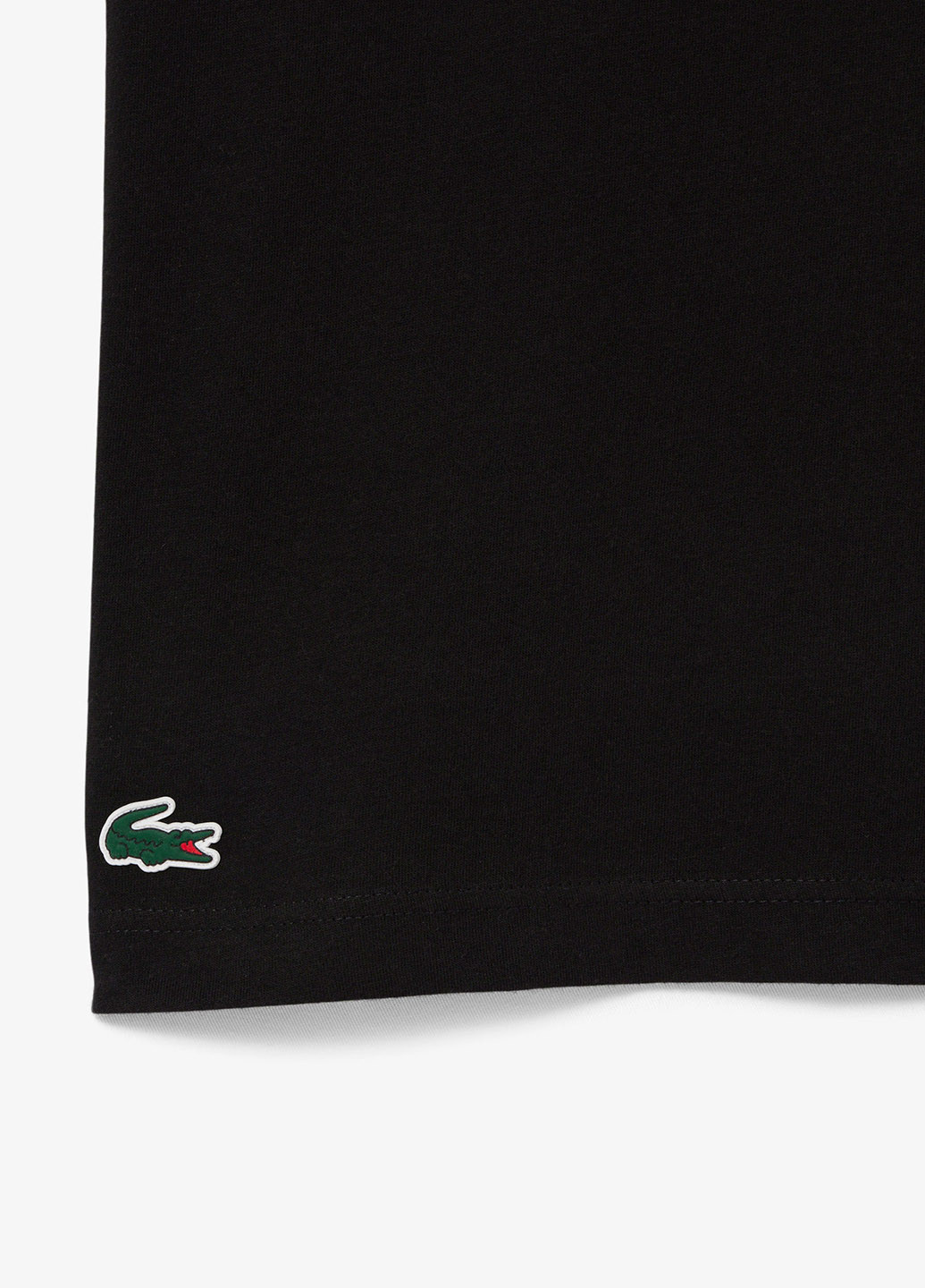 Чорна футболка Lacoste