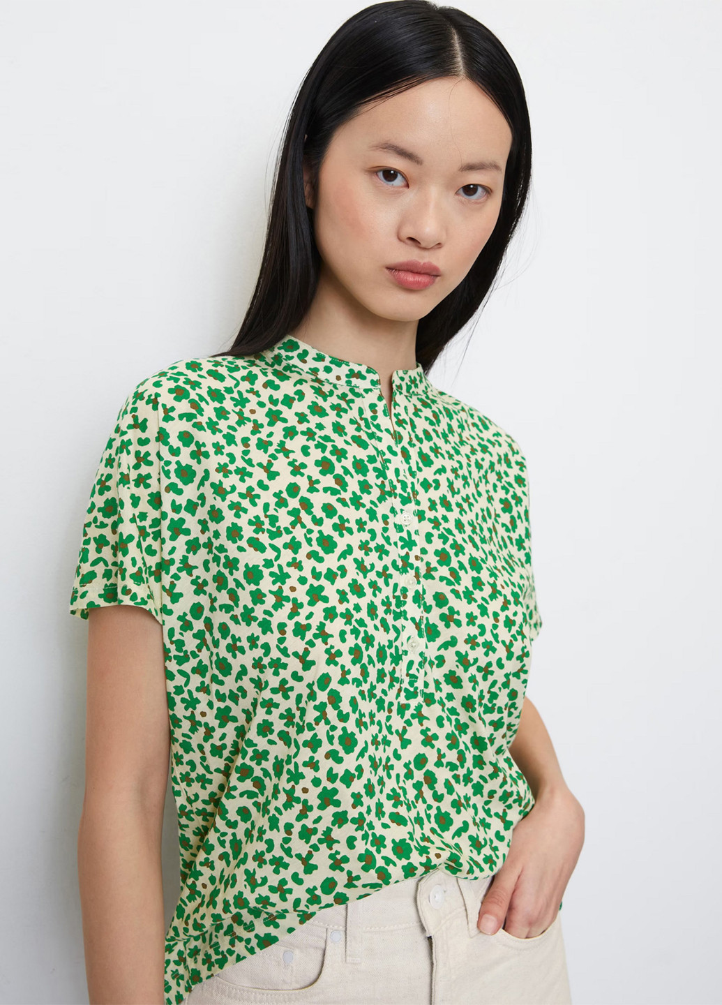 Зелёная блуза Marc O'Polo