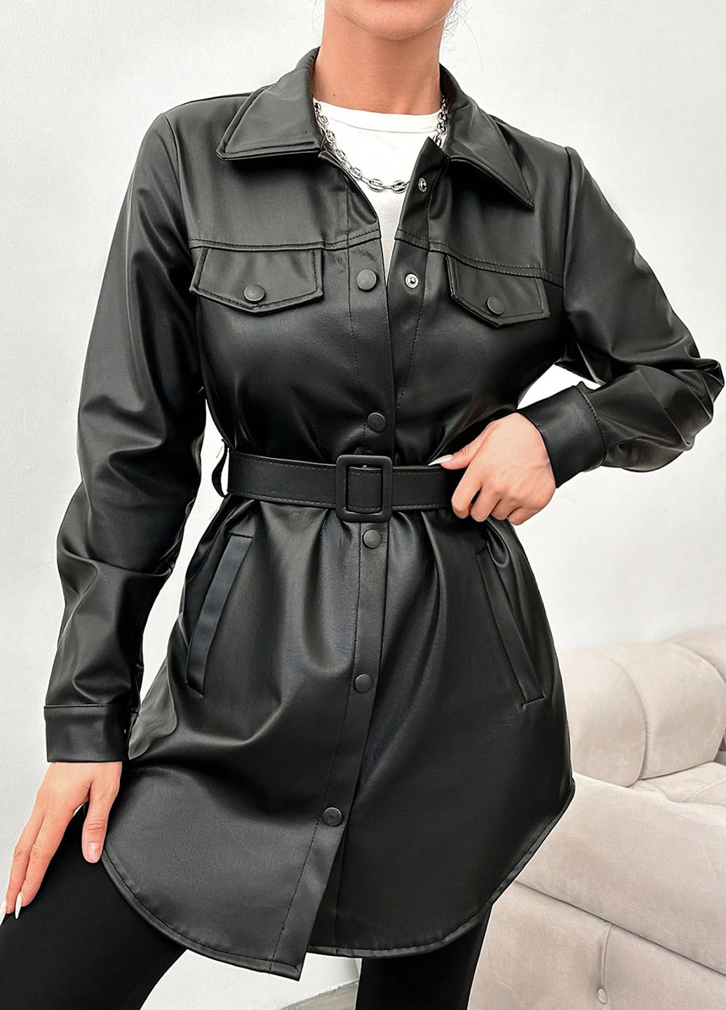 Куртка-рубашка SHEIN (329522327)