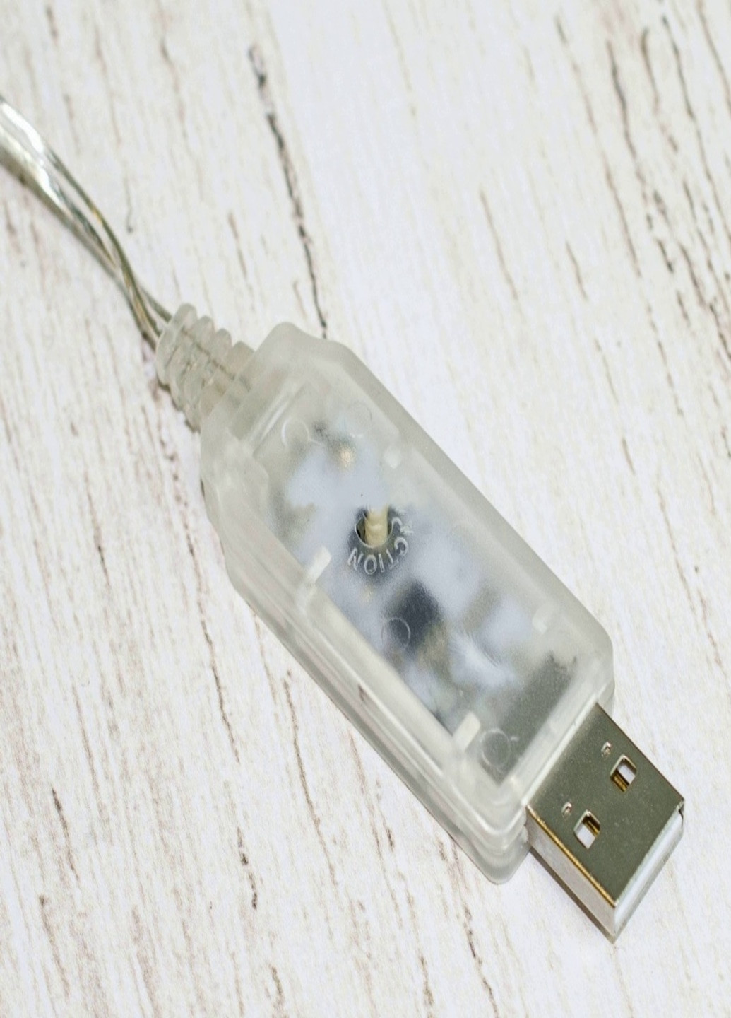 Светодиодная уличная гирлянда наружная LED гирлянда дюралайт от USB 100 LED 9 м (5926494) Теплый белый Francesco Marconi (204146802)