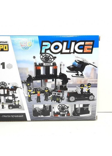 Конструктор KB 138 будівля поліції, 381 деталь Limo Toy (253827818)