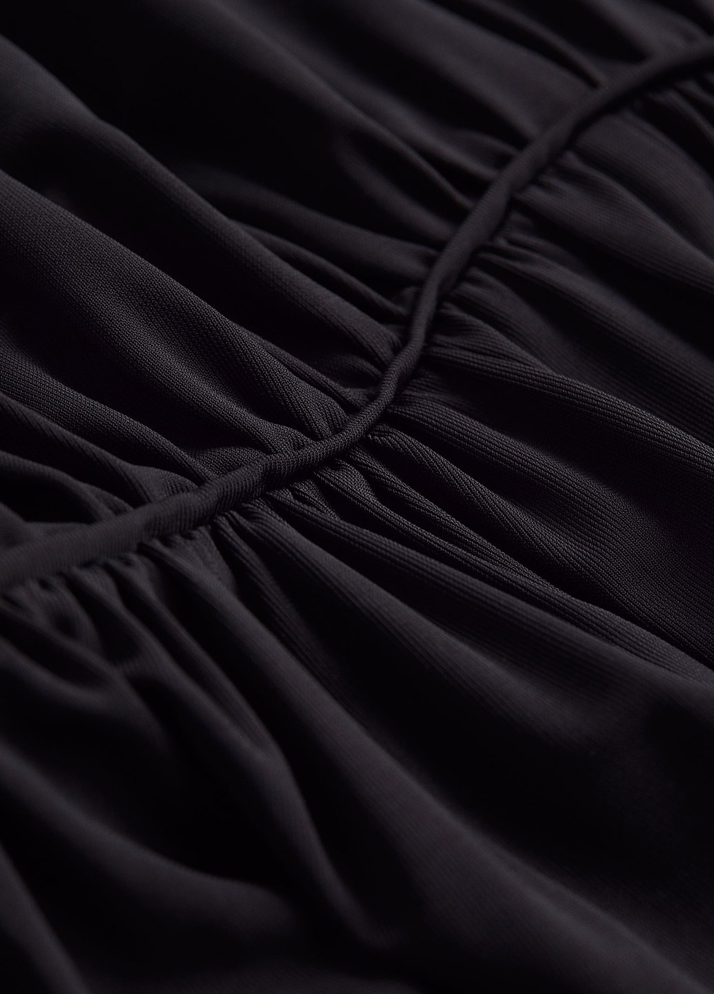 Чорна кежуал сукня в грецькому стилі H&M однотонна