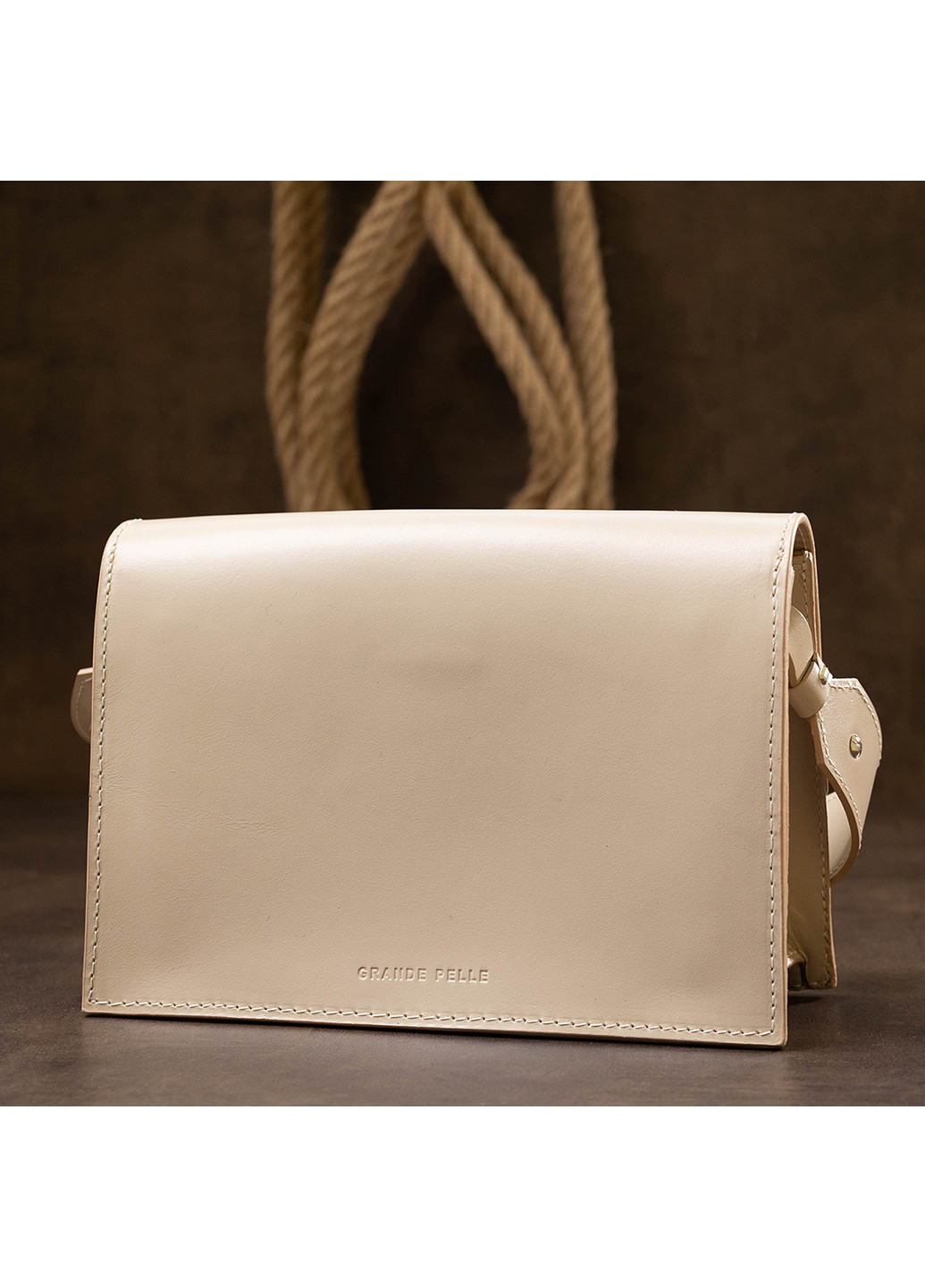 Жіноча шкіряна сумка 24х17х9,5 см Grande Pelle (252133705)