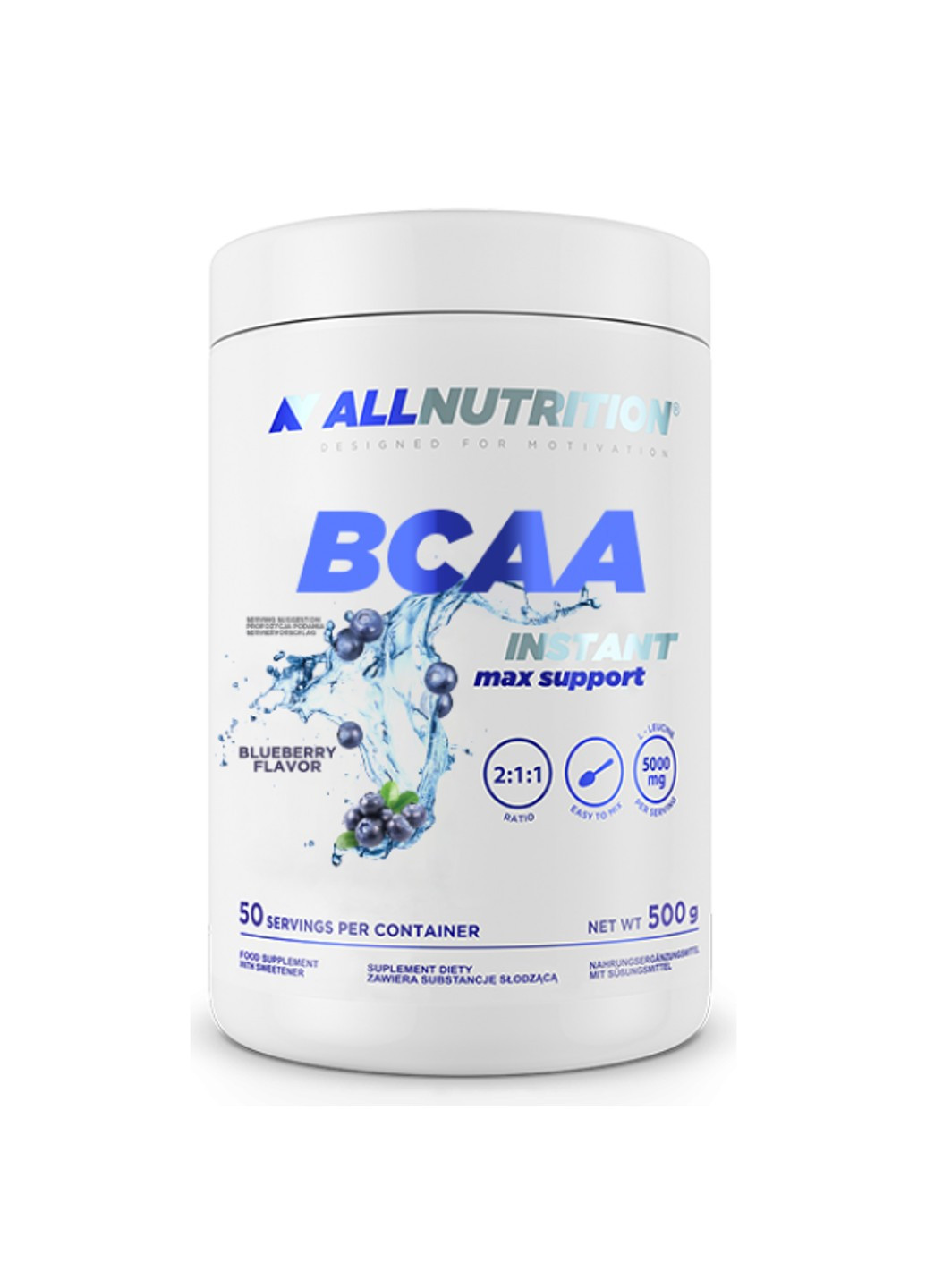 БЦАА BCAA Max Support Instant (500 г) алл нутришн макс саппорт Bllueberry Allnutrition (255362712)