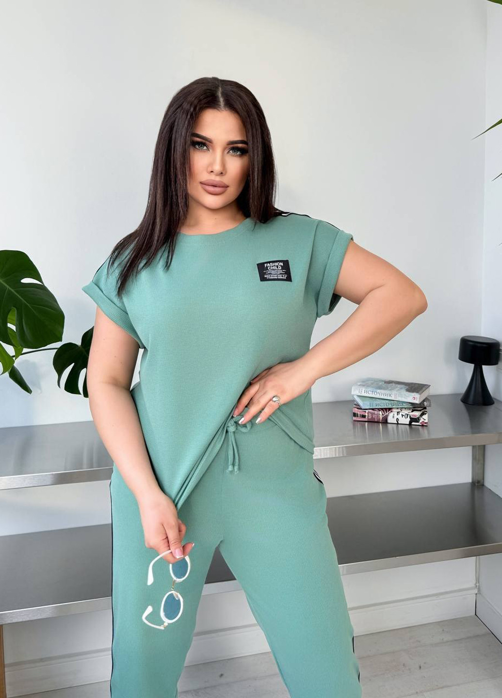 Костюм (футболка, брюки) Fashion (337094399)