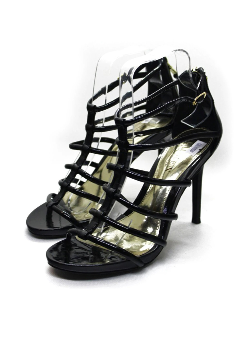 Черные босоножки Ralph Lauren с ремешком плетение