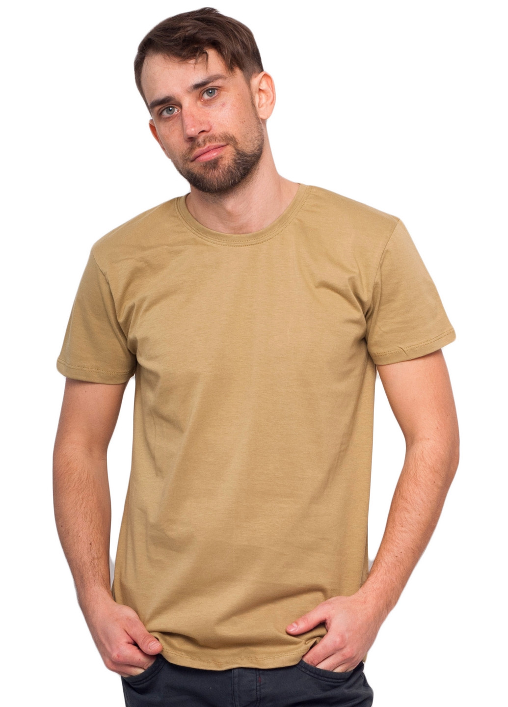 Хакі (оливкова) футболка чоловіча Наталюкс 11-1312