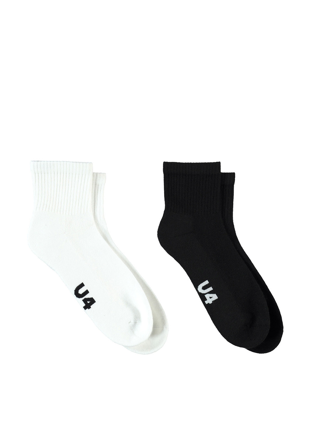 Комбинированные носки (2 пары) UNITED4 однотонные (329148528)