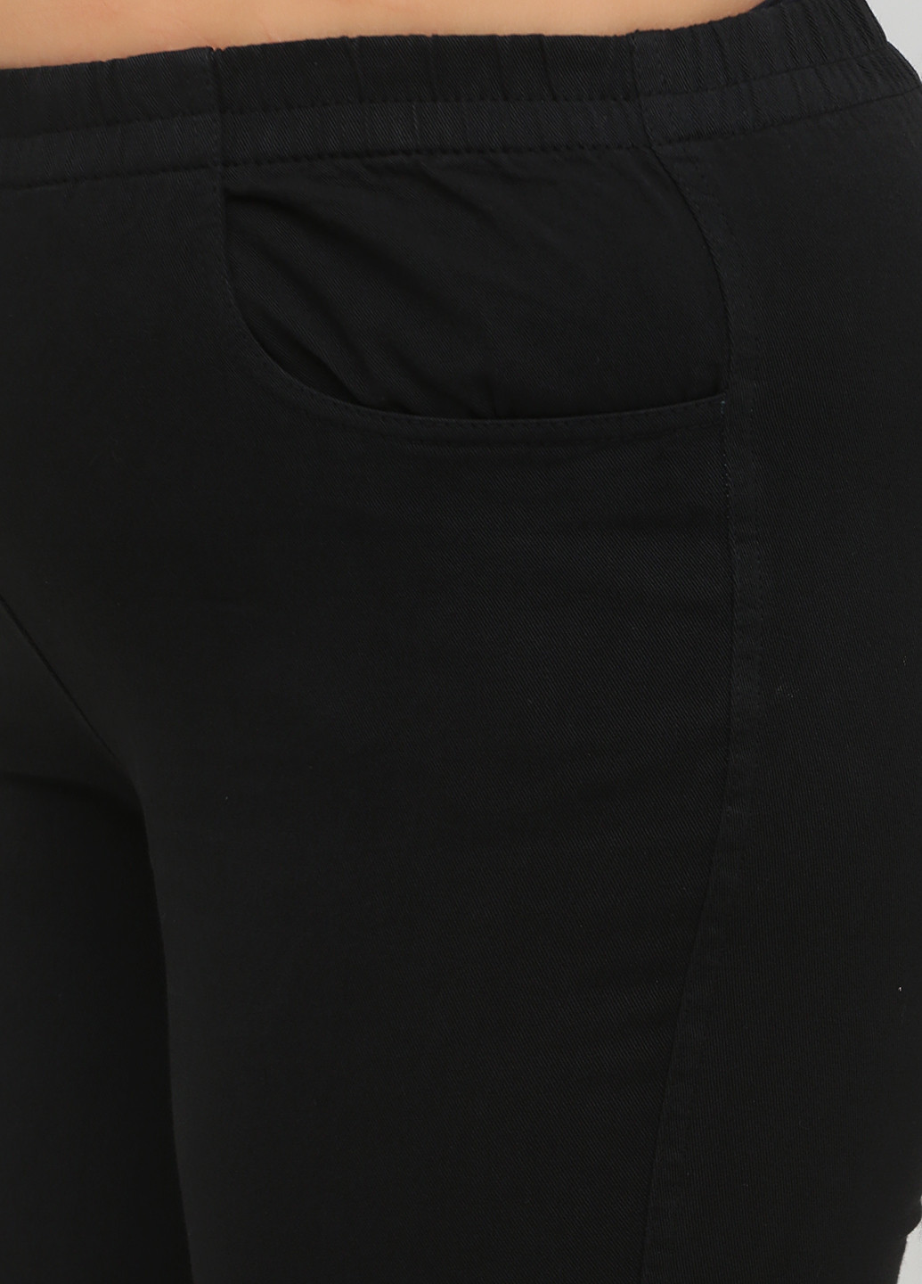 Черные кэжуал демисезонные зауженные брюки Long Island
