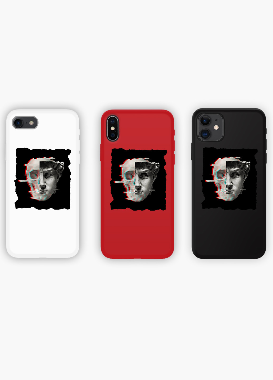 Чехол силиконовый Apple Iphone X Давид Ренессанс (David Renaissance) (6129-1585) MobiPrint (219490527)