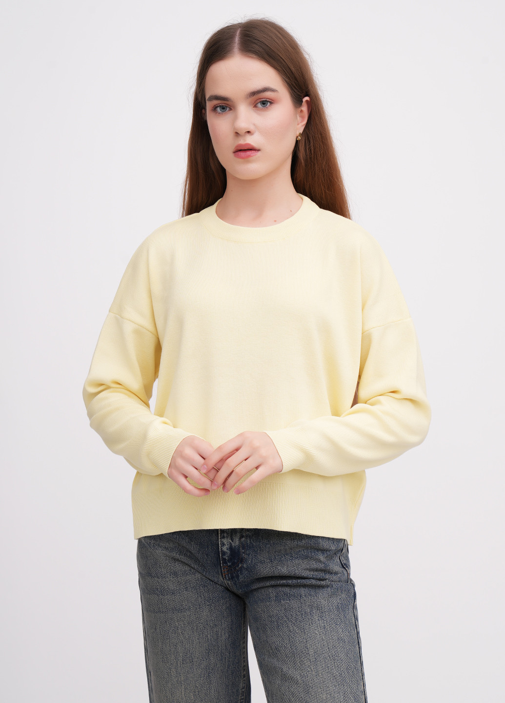 Молочный демисезонный свитер EQUILIBRI