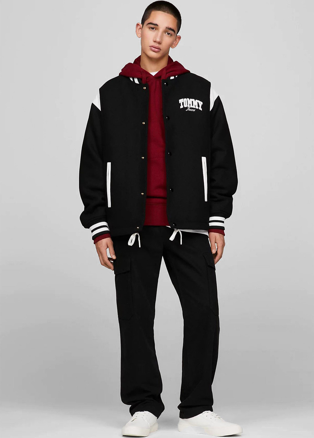 Бомбер Tommy Jeans на кнопках (327835852)