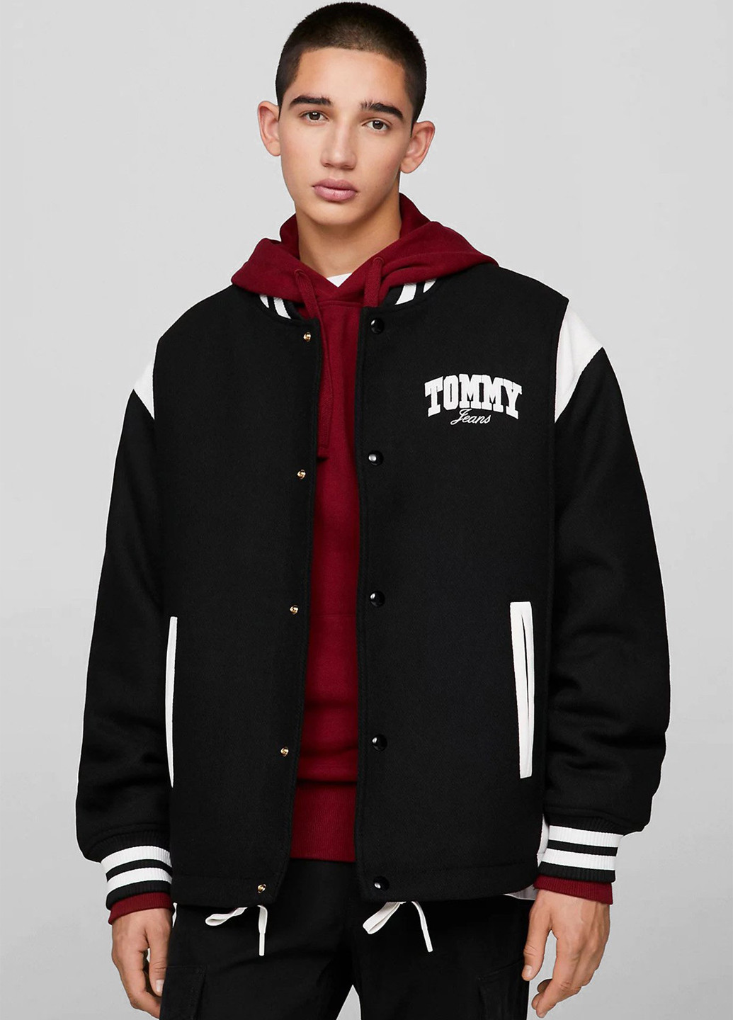 Бомбер Tommy Jeans на кнопках (327835852)