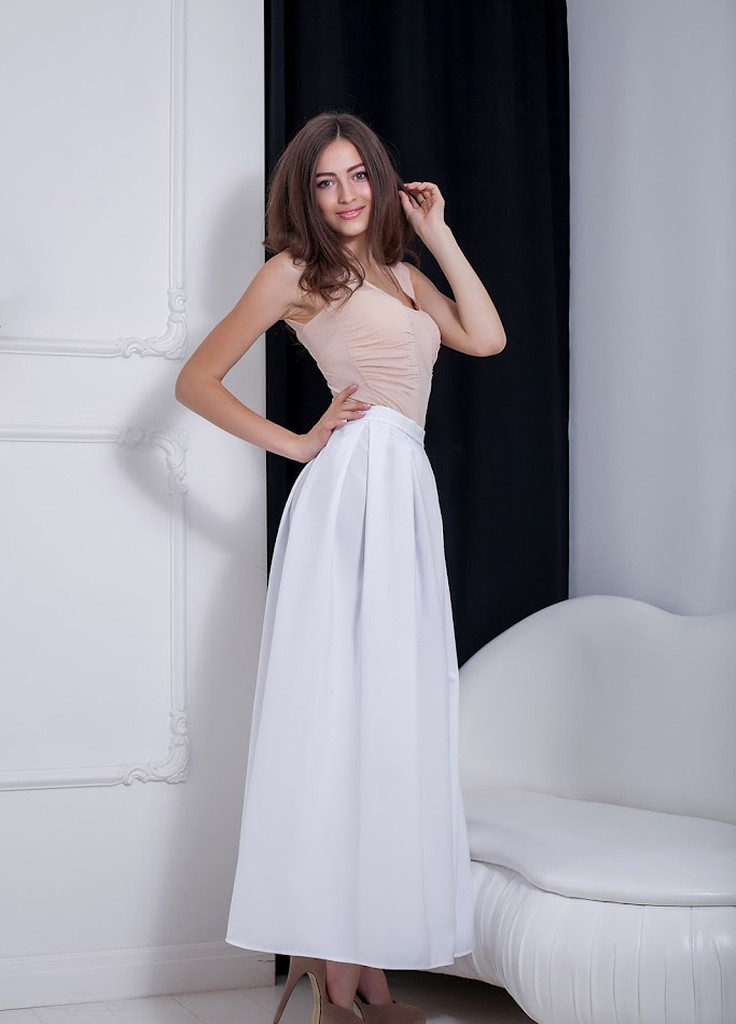 Жіноча спідниця максі в складку Podium (236598130)