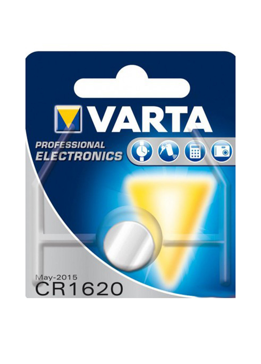 Батарейка Varta CR 1620 BLI 1 LITHIUM (06620101401) сріблясті