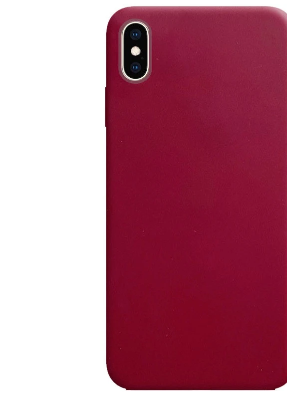 Силиконовый чехол Candy для Apple iPhone XS Max (6.5') Бордовый (is_00000040529_3) Epik (229727694)