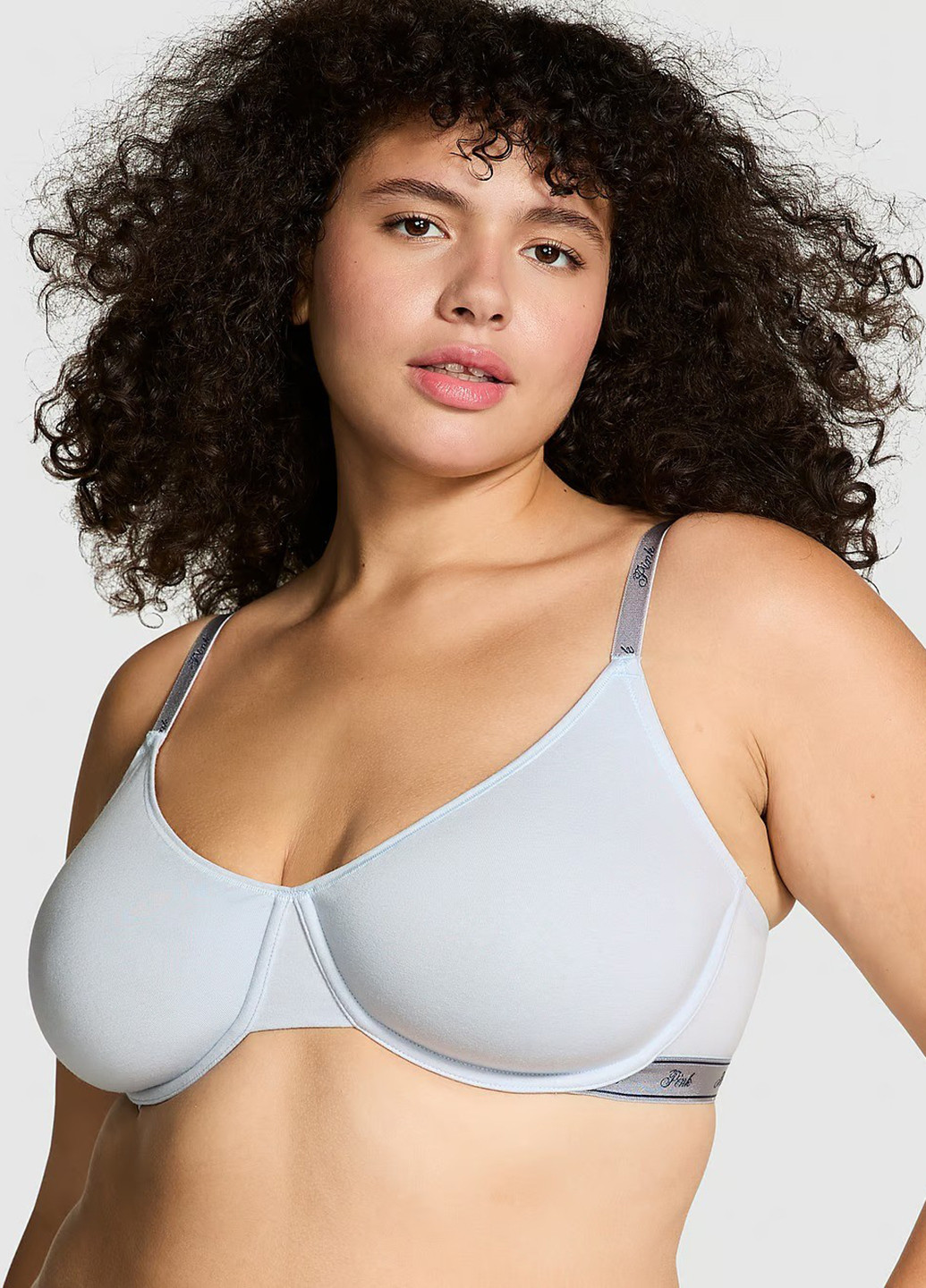 Белый демисезонный комплект (бюстгальтер, трусики) Victoria's Secret