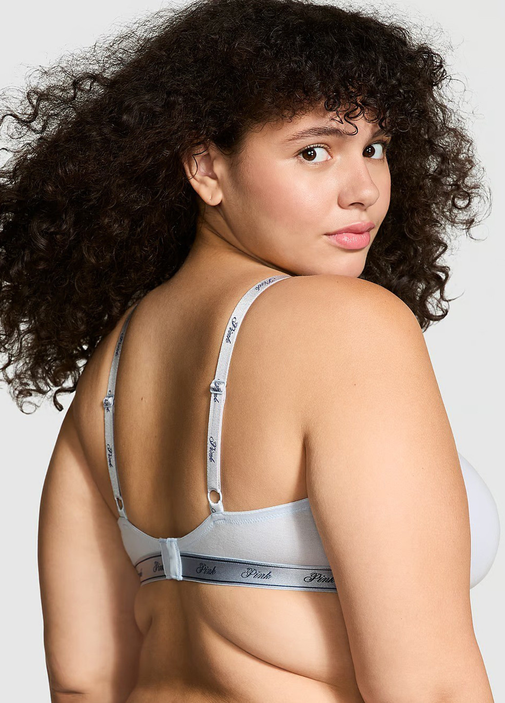 Белый демисезонный комплект (бюстгальтер, трусики) Victoria's Secret