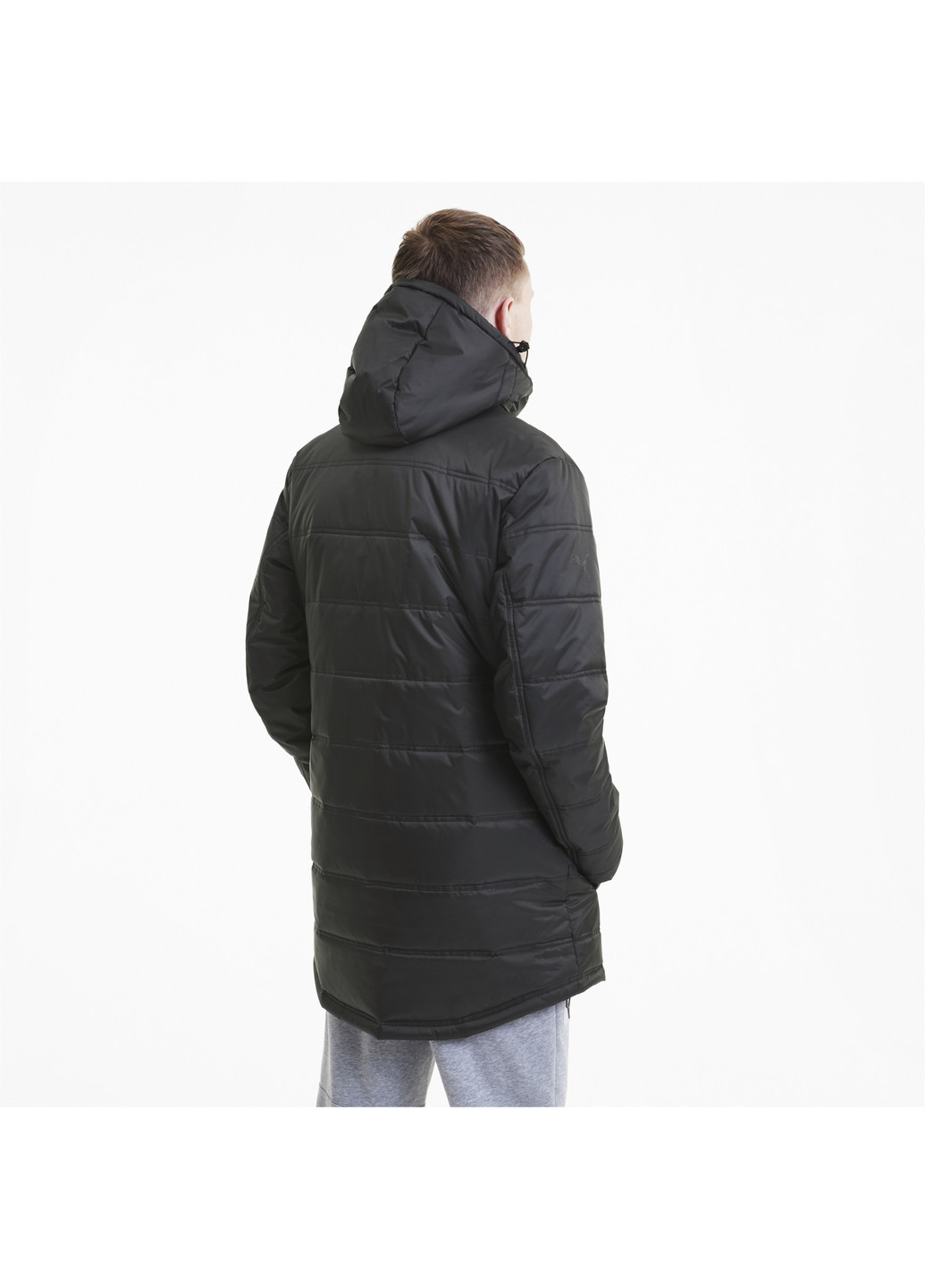 Черная демисезонная куртка bmw mms rct explorer jacket Puma
