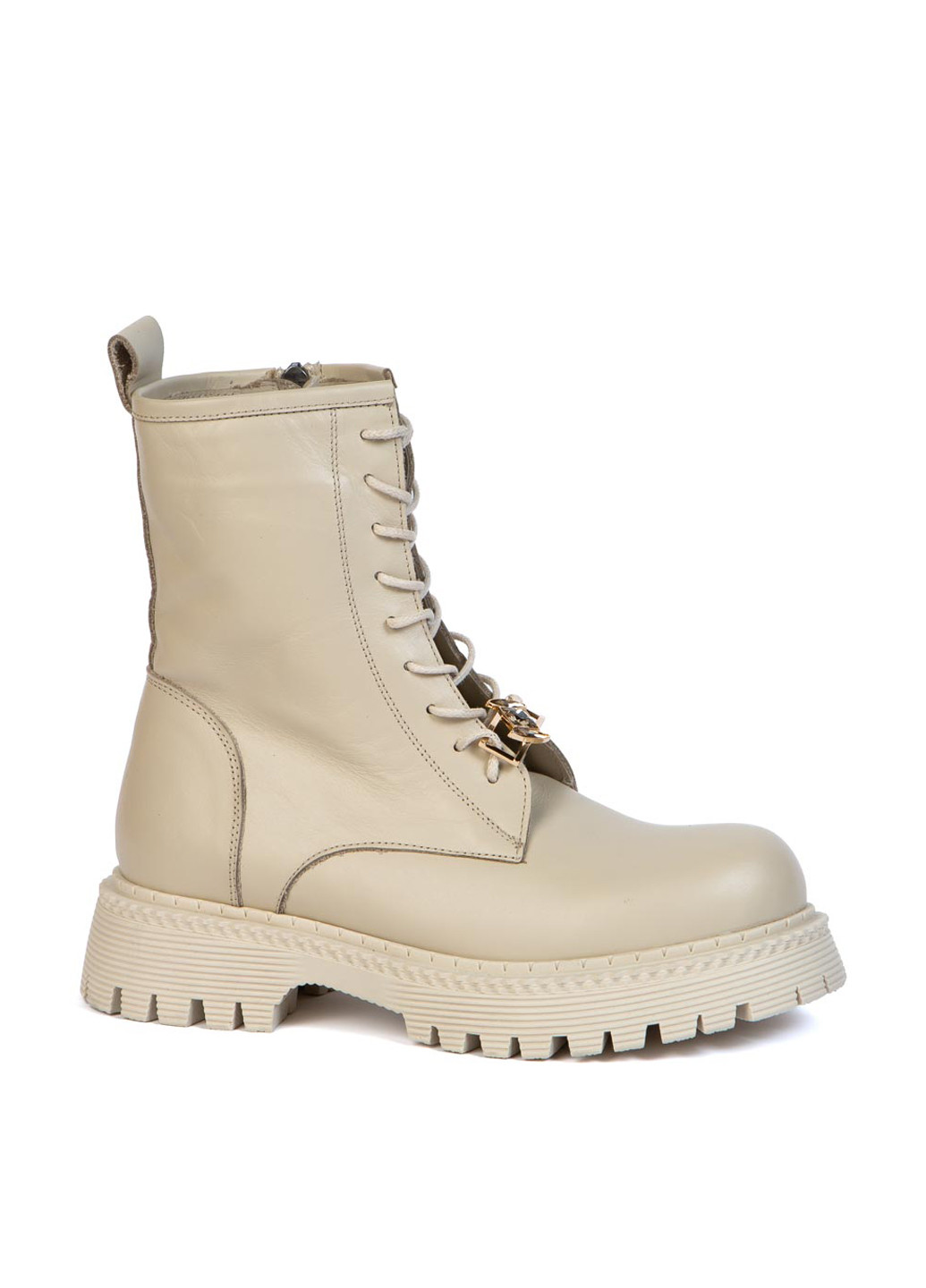 Зимние ботинки берцы Evromoda с белой подошвой