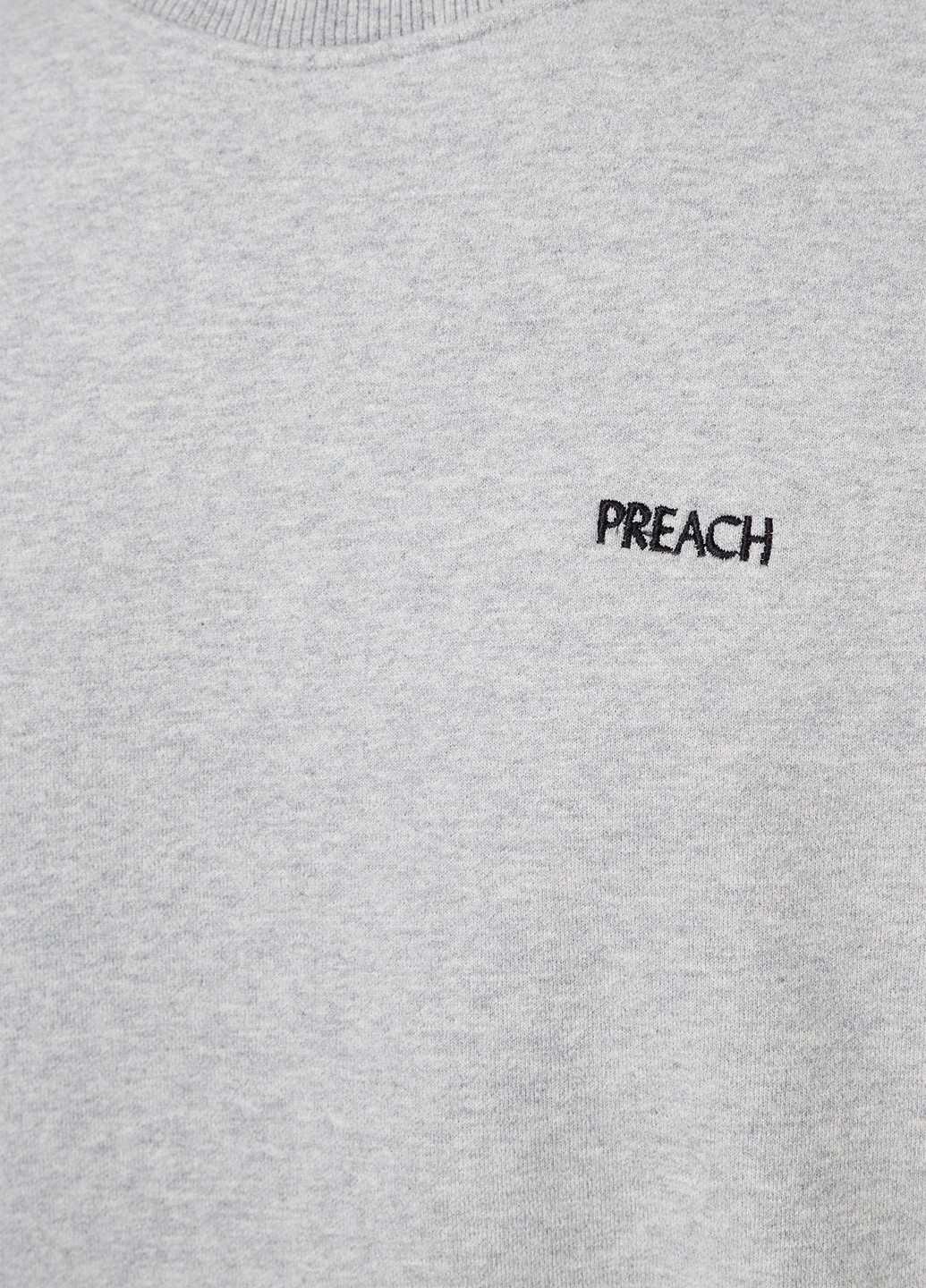 Сірий світшот Preach меланж вишивка (332364954)