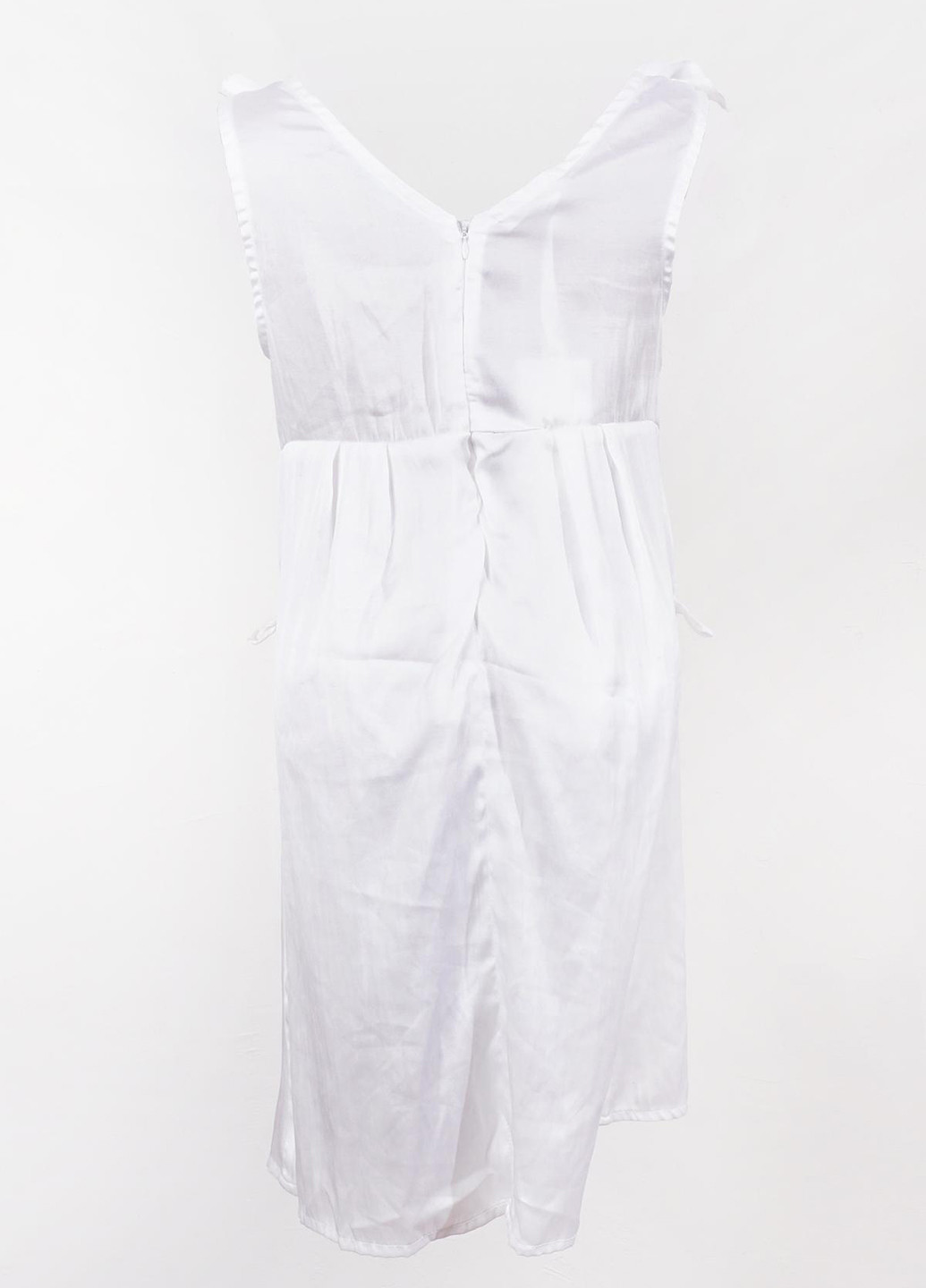 Білий кежуал сукня Just-R однотонна
