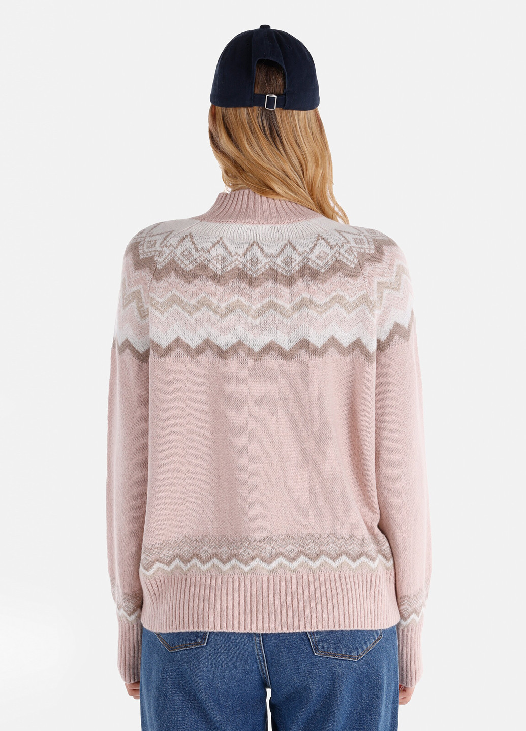 Розовый зимний свитер Colin's