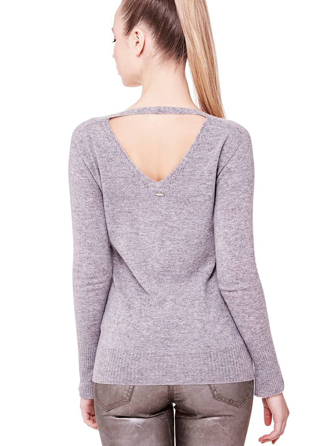Сірий демісезонний пуловер пуловер Guess by Marciano