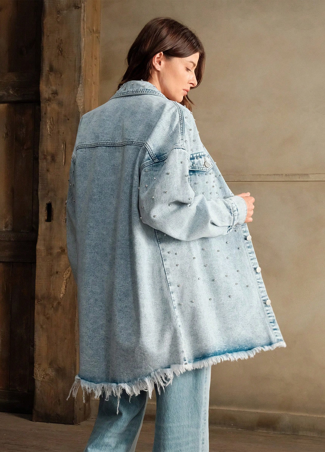 Голубая демисезонная куртка Anewsta