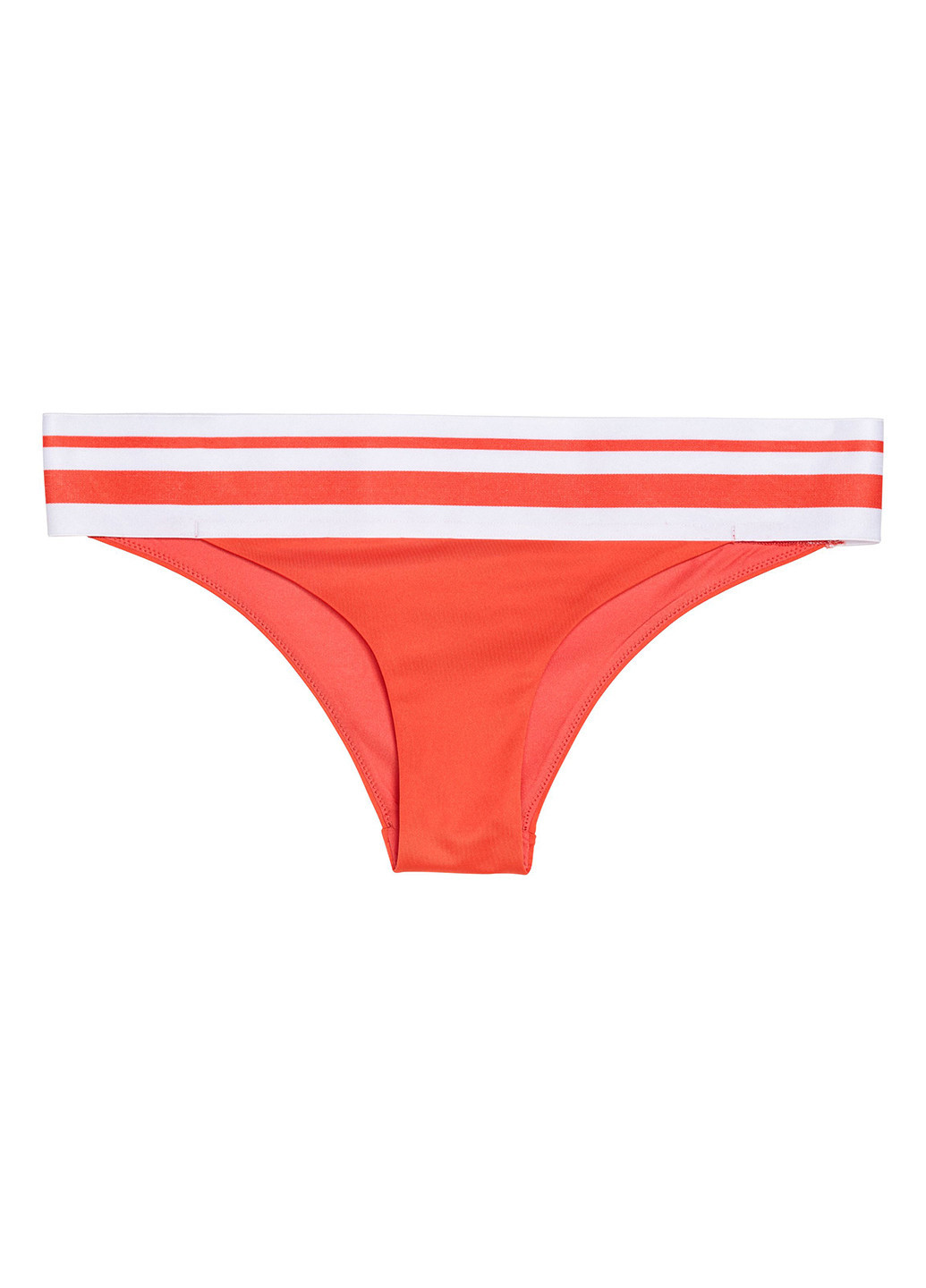 Оранжевые купальные трусики колор блок H&M