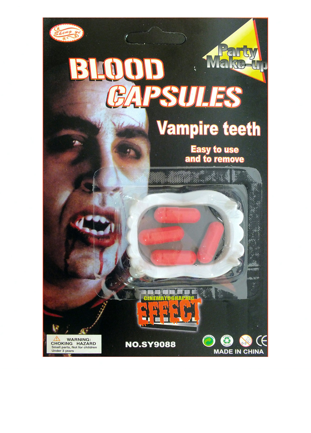 Щелепа вампіра з капсулами крові Seta Decor (81440412)
