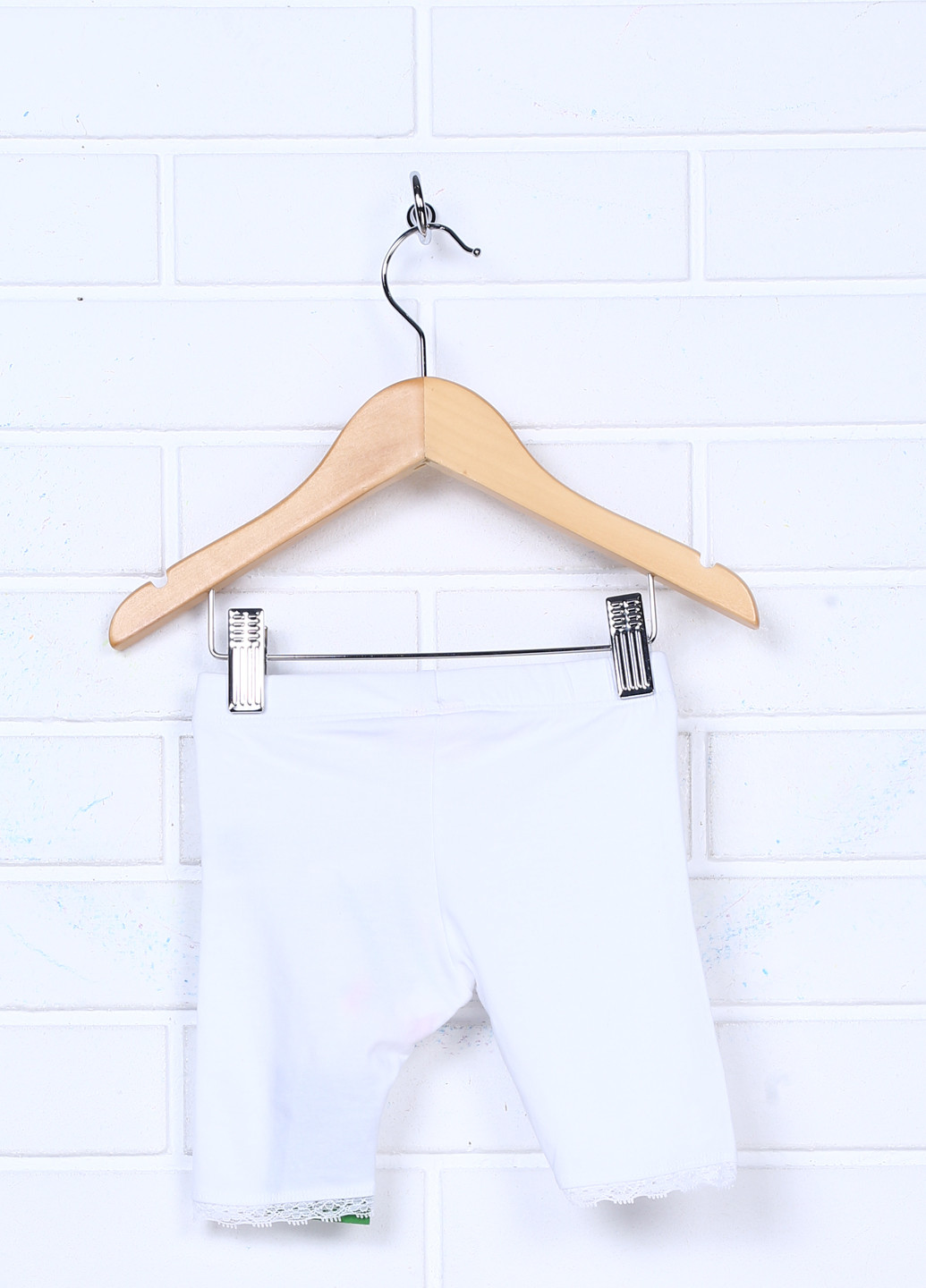 Белые кэжуал летние со средней талией брюки Prenatal