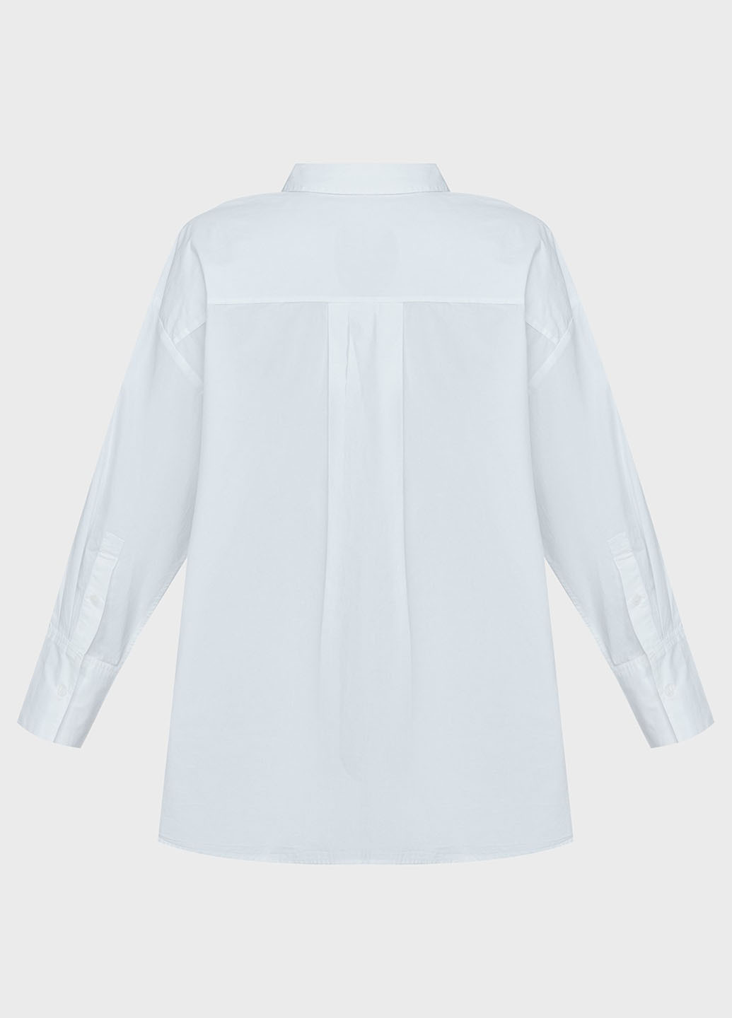 Белая классическая рубашка однотонная Tommy Hilfiger