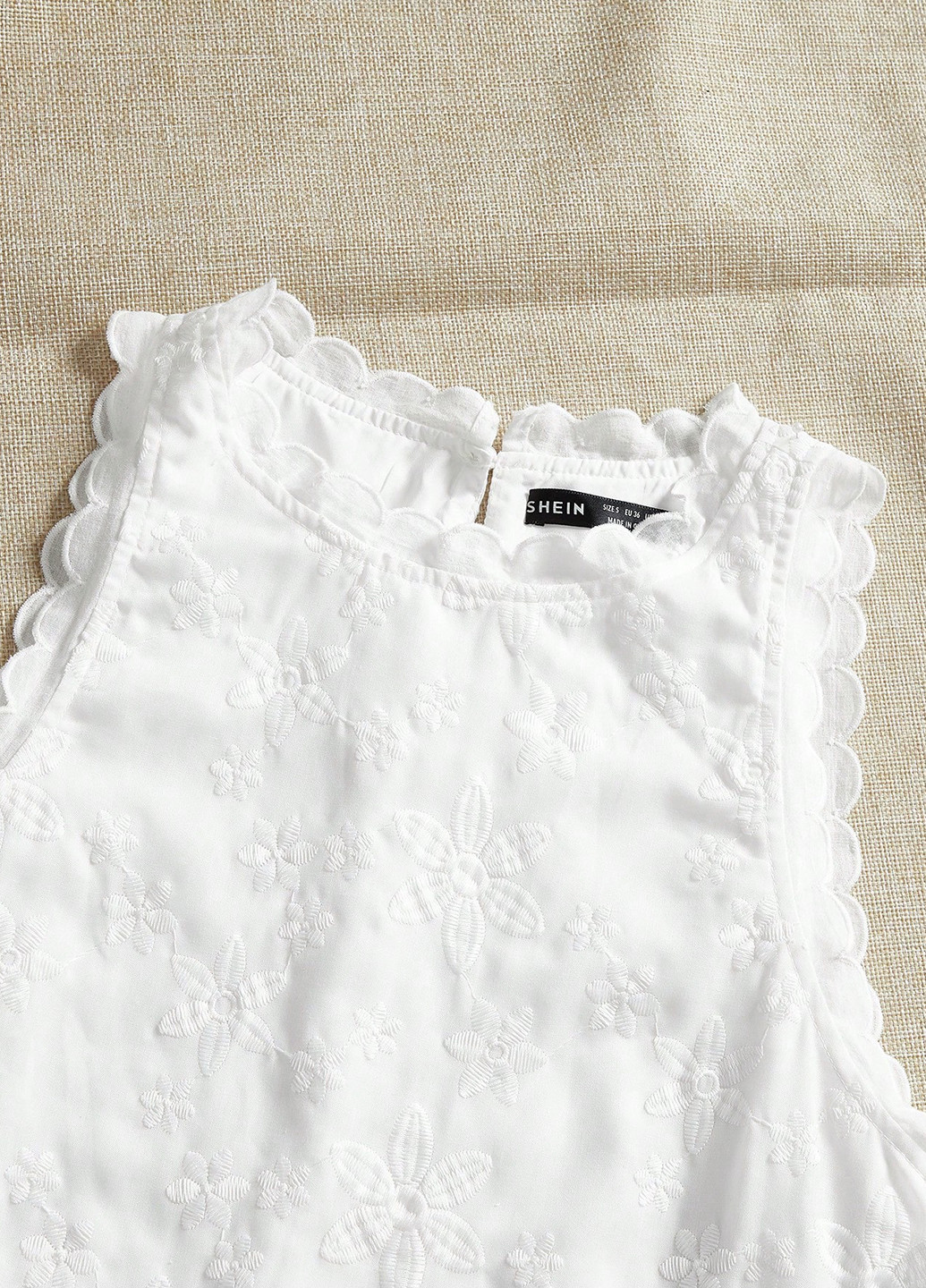 Білий святковий, вечірня, кежуал сукня а-силует SHEIN з квітковим принтом