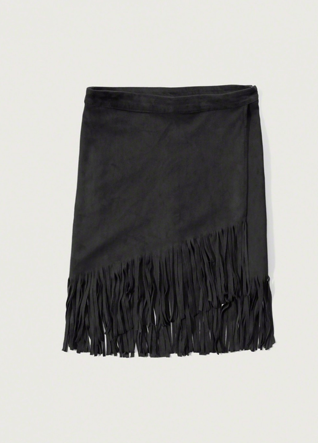 Черная кэжуал однотонная юбка Abercrombie & Fitch