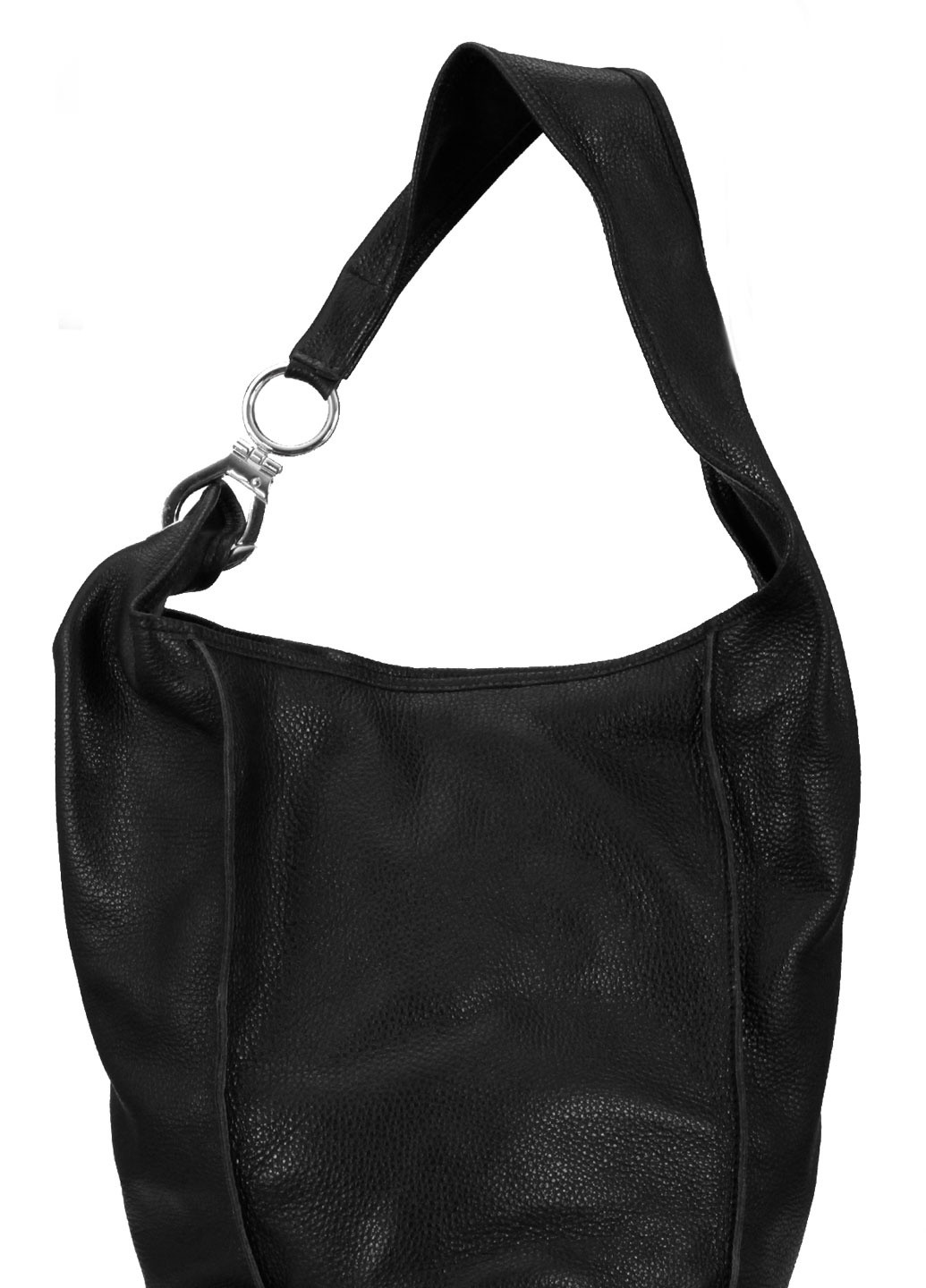 Сумка Diva's Bag однотонная чёрная кэжуал