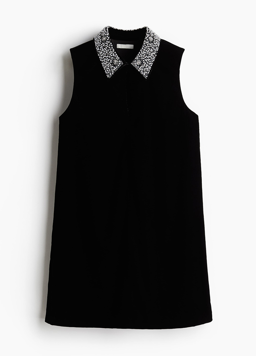 Чорна вечірня, кежуал сукня сукня-сорочка H&M однотонна