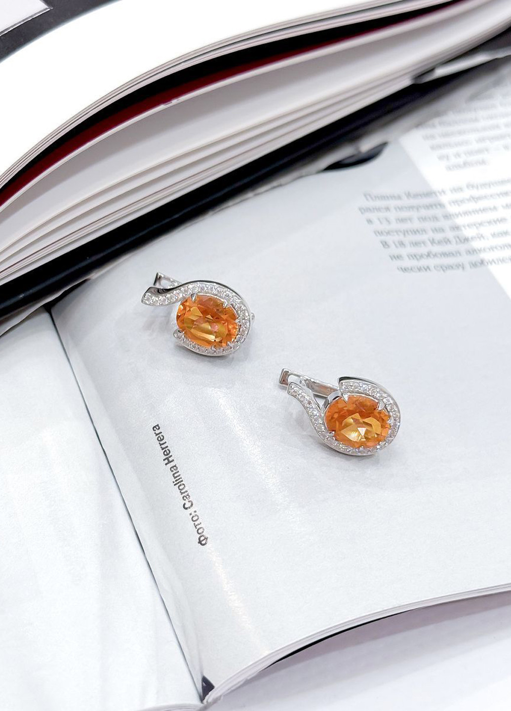 Серьги Silver Flame (301047952)