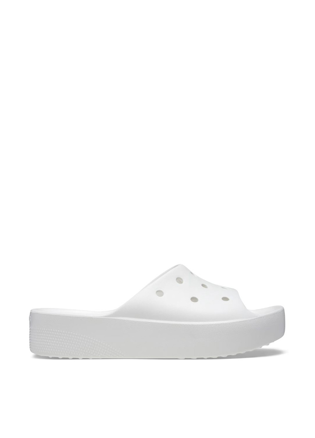 Белые шлепанцы Crocs